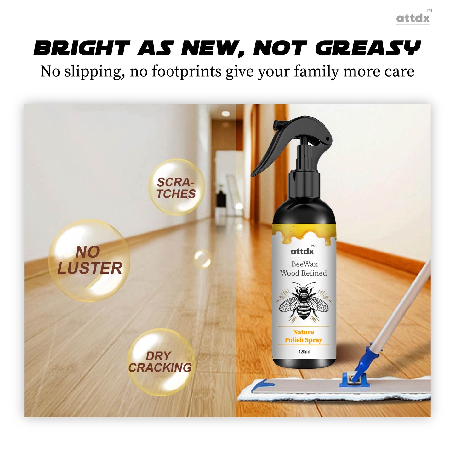 BeeWax Wood Refined Nature Polish Spray