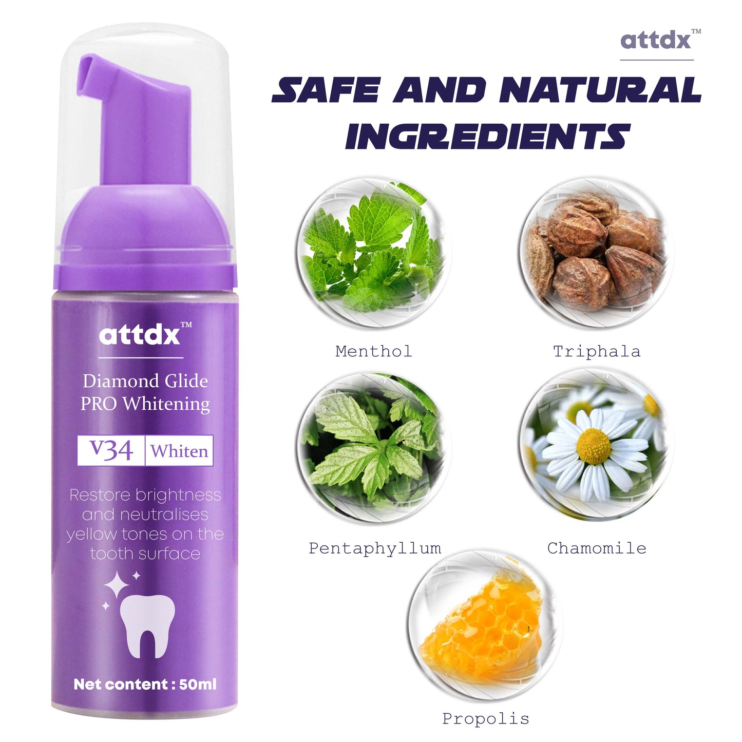 ATTDX™ DiamondGlide WhiteningPRO Cleansing Mousse
