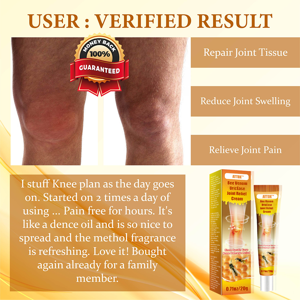 ATTDX™ Bee Venom UricEase JointRelief Cream