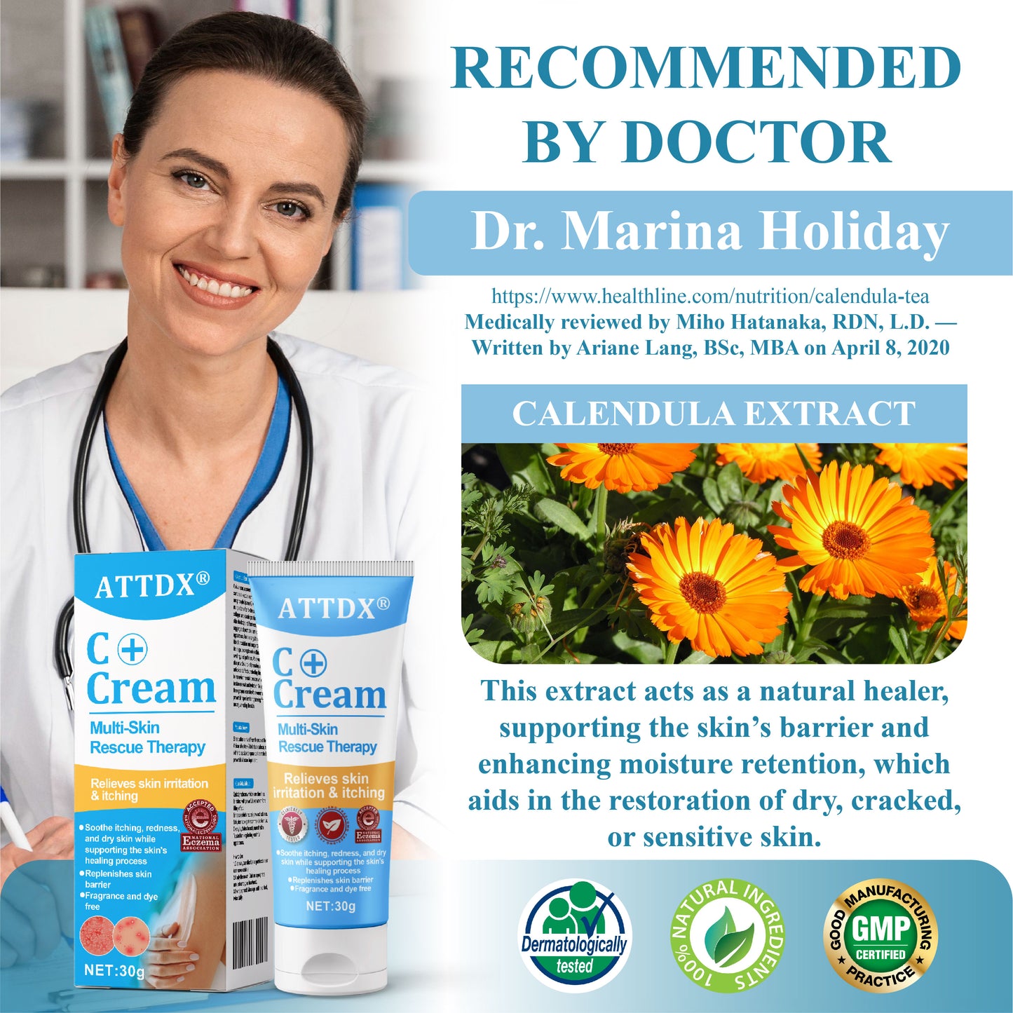 ATTDX® C+ Multi-Skin Rescue Therapy Cream