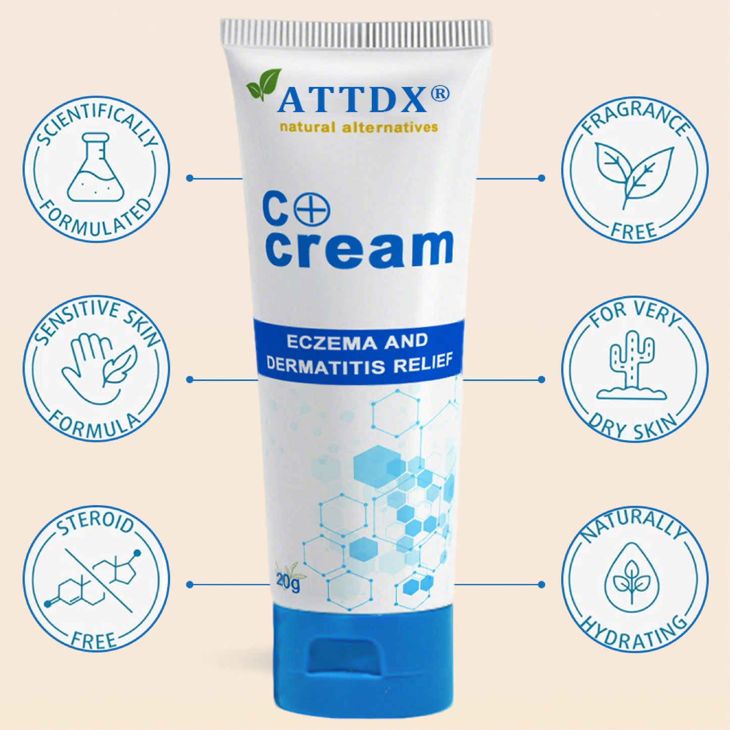 ATTDX® C+ Skin Dermatitis Cream