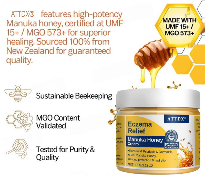 ATTDX® Eczema Relief Manuka Honey Cream