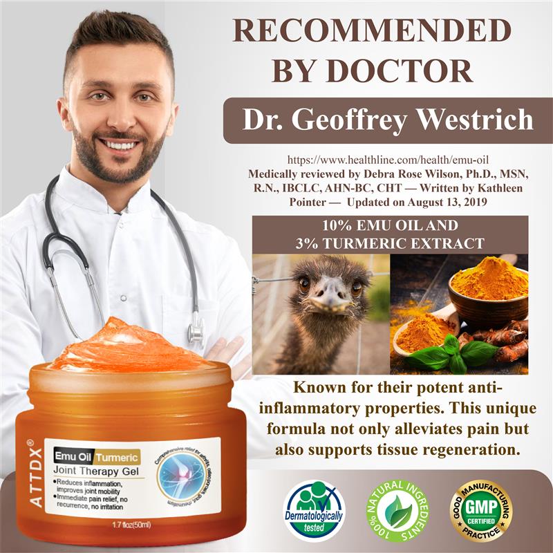 ATTDX® Emu Oil Turmeric Bone Sooth Gel 2
