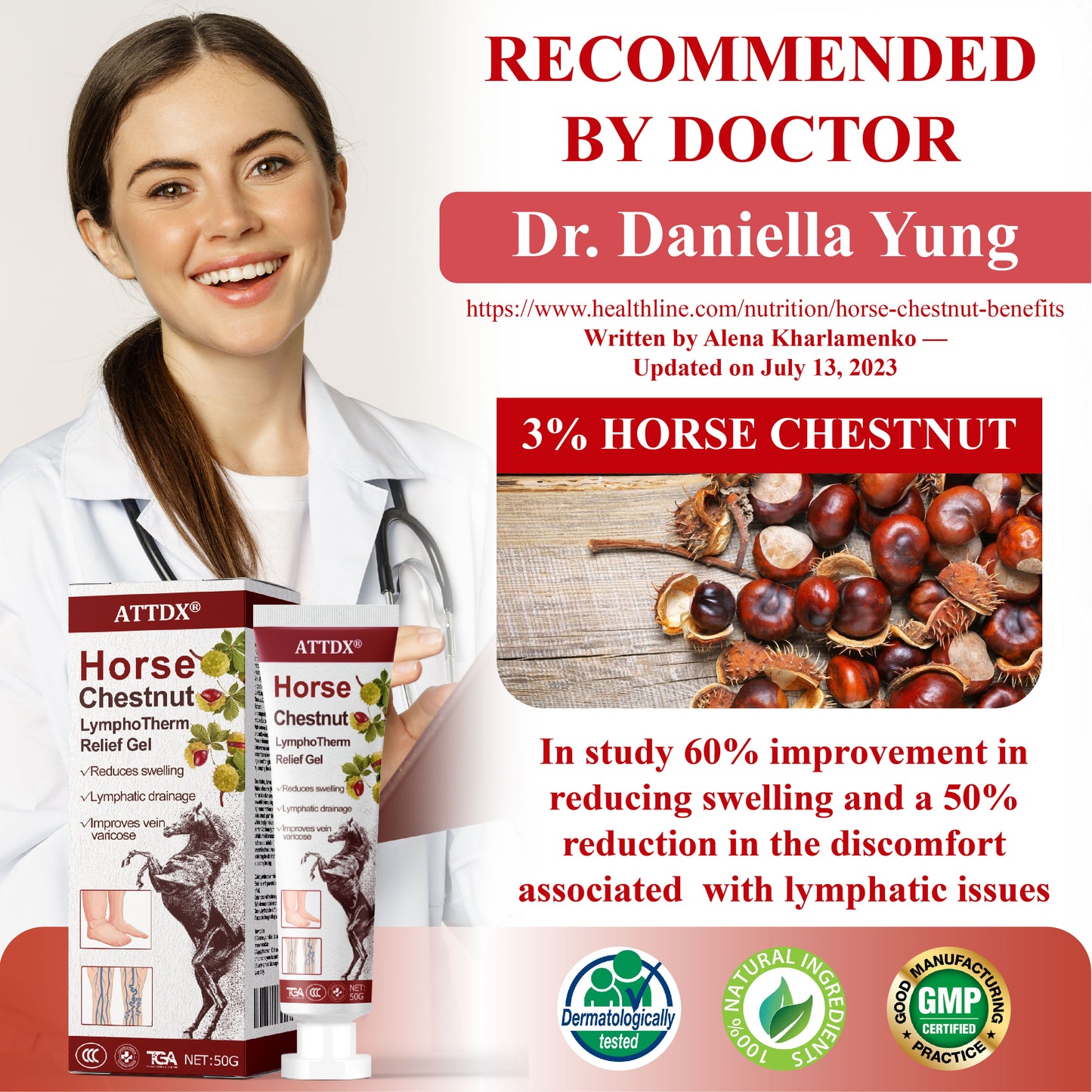 ATTDX® Horse Chestnut LymphoTherm Relief Gel