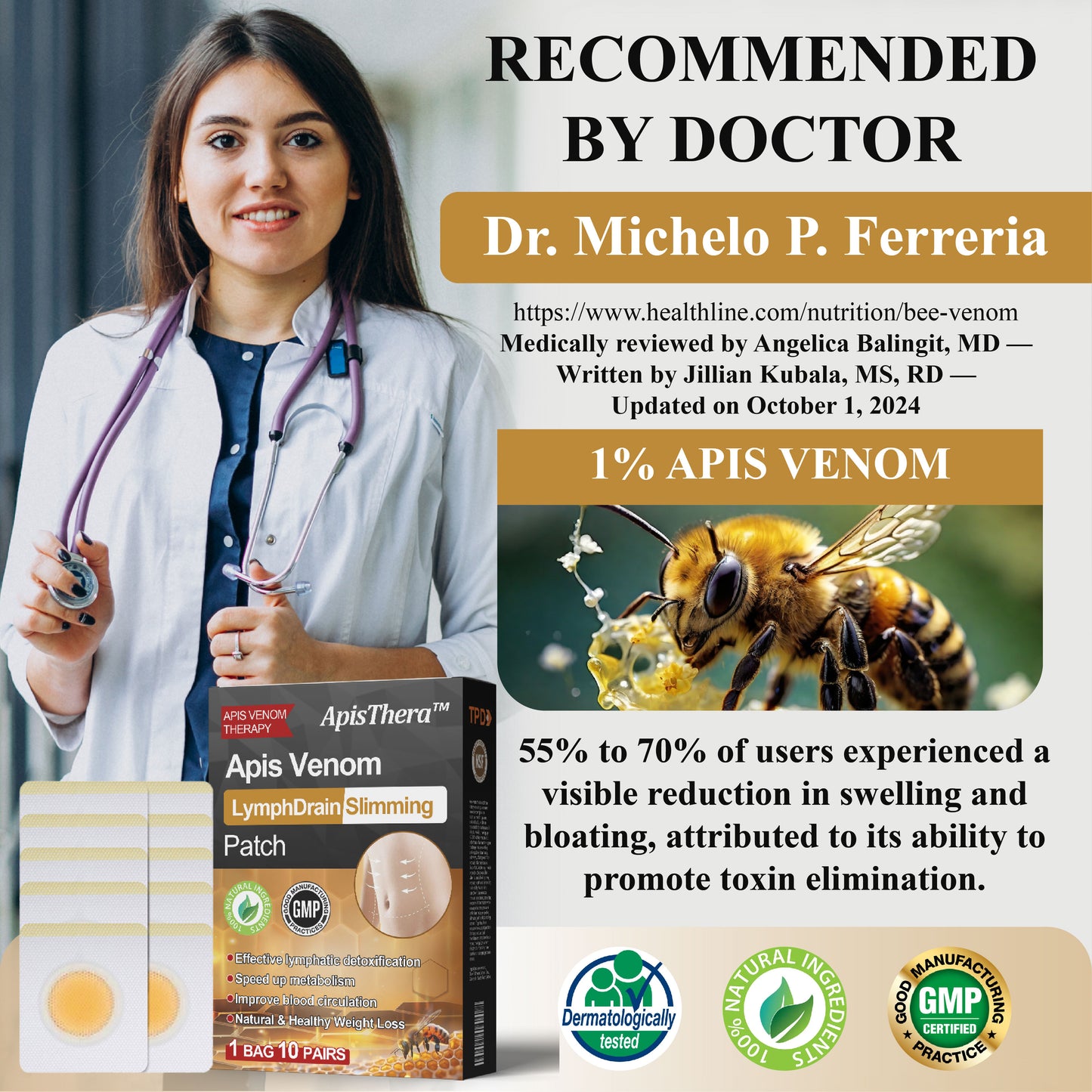 ApisThera™ Apis Venom LymphDrain Slimming Patch