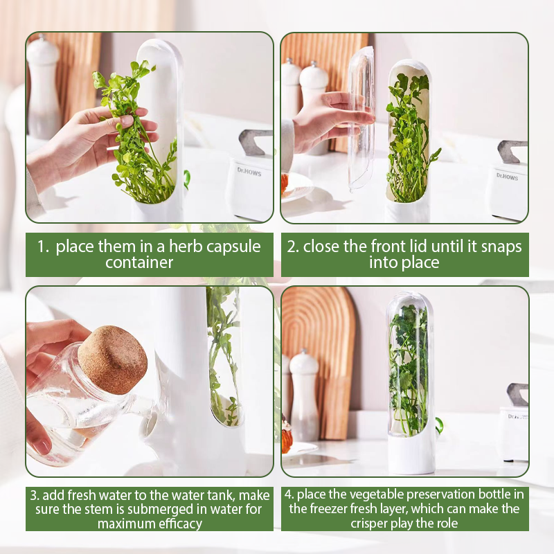 KitchenHarbor™ VeggieSaver Capsule Container