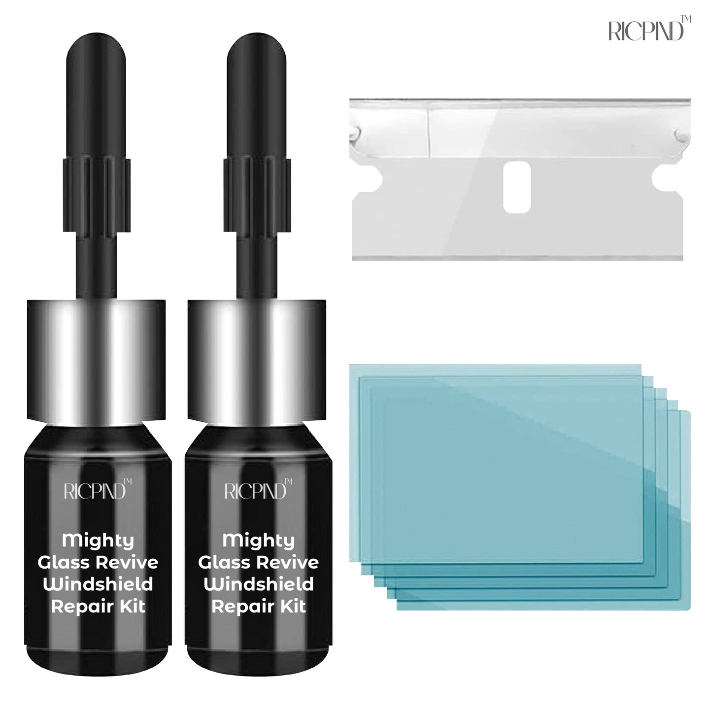 RICPIND™ Mighty Glass Revive Windshield Repair Kit