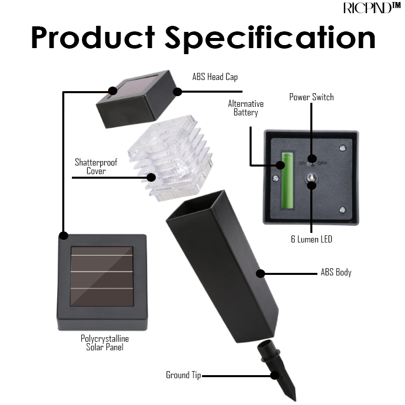 Solar Melt De-Icer Outdoor Light