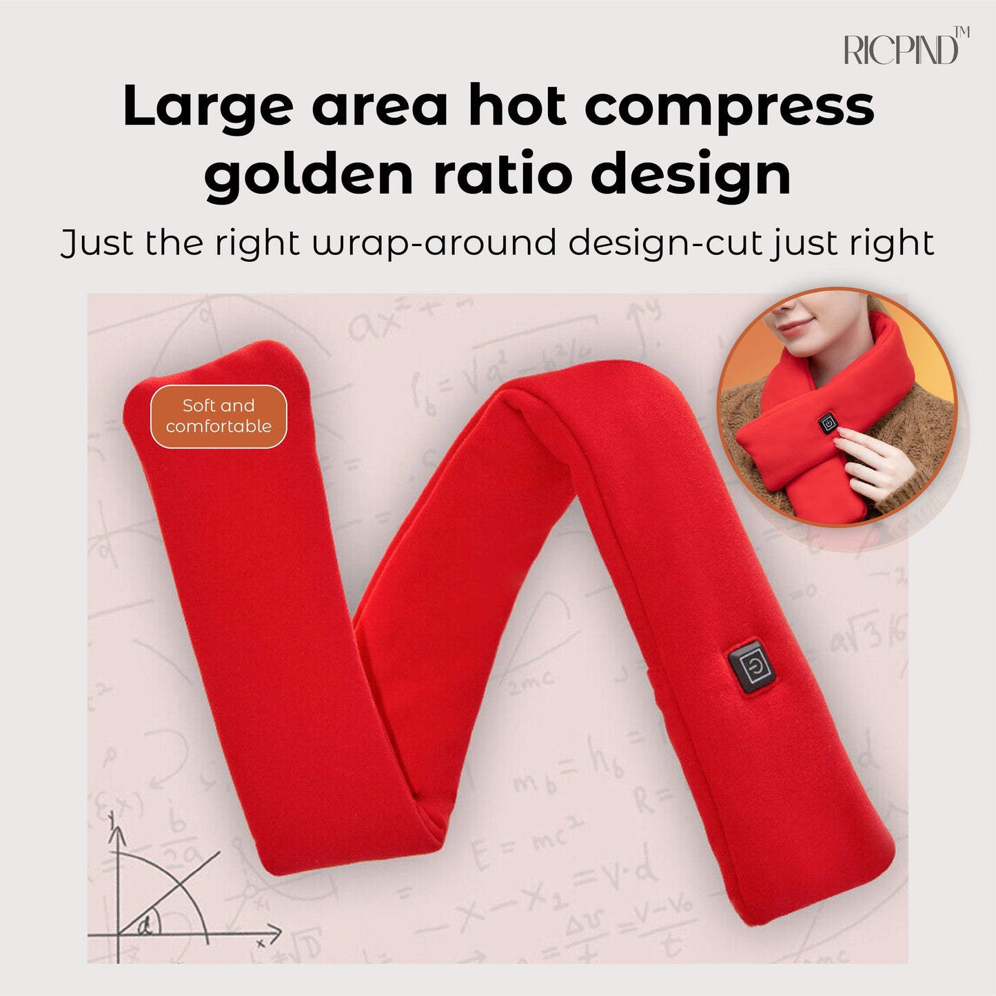 Warm Glow USB Heated Pain Relief Scarf