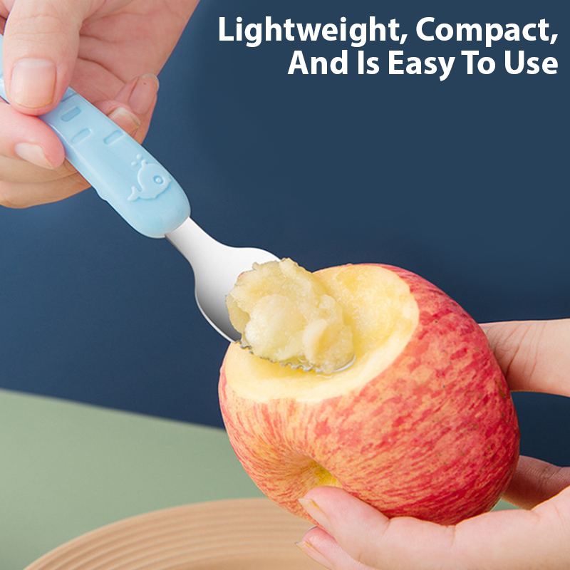 RICPIND® Dual-End Baby Fruit Scraper Spoon