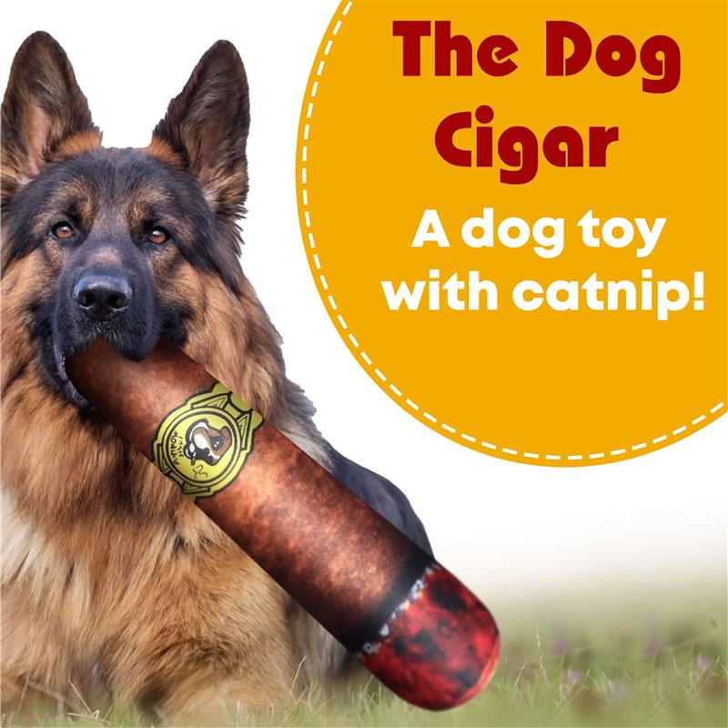RICPIND® Fake Cigar Plush Chew Dog Toy