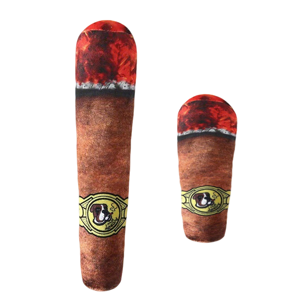 RICPIND® Fake Cigar Plush Chew Dog Toy