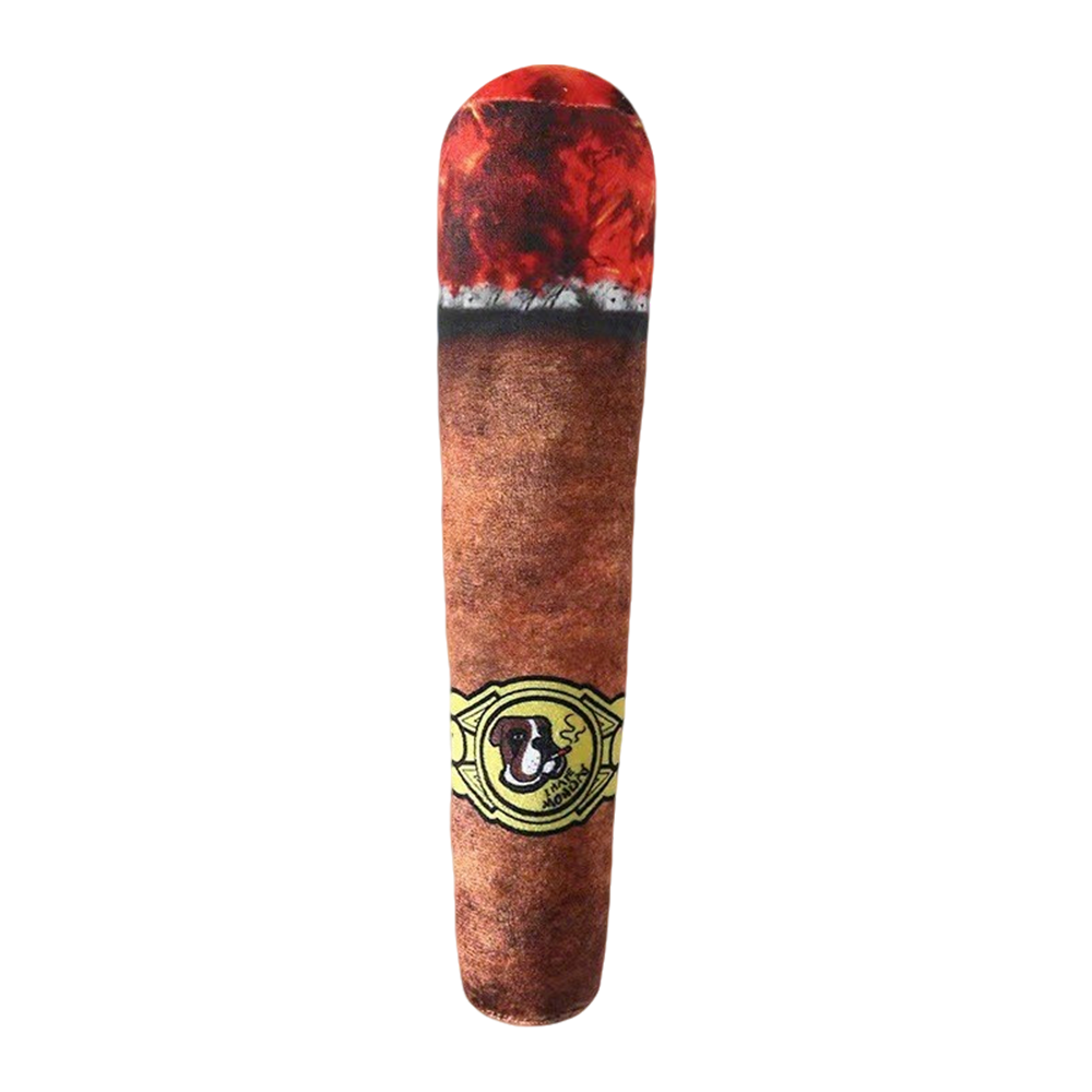 RICPIND® Fake Cigar Plush Chew Dog Toy