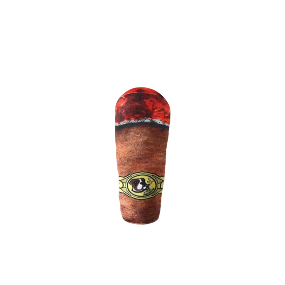RICPIND® Fake Cigar Plush Chew Dog Toy