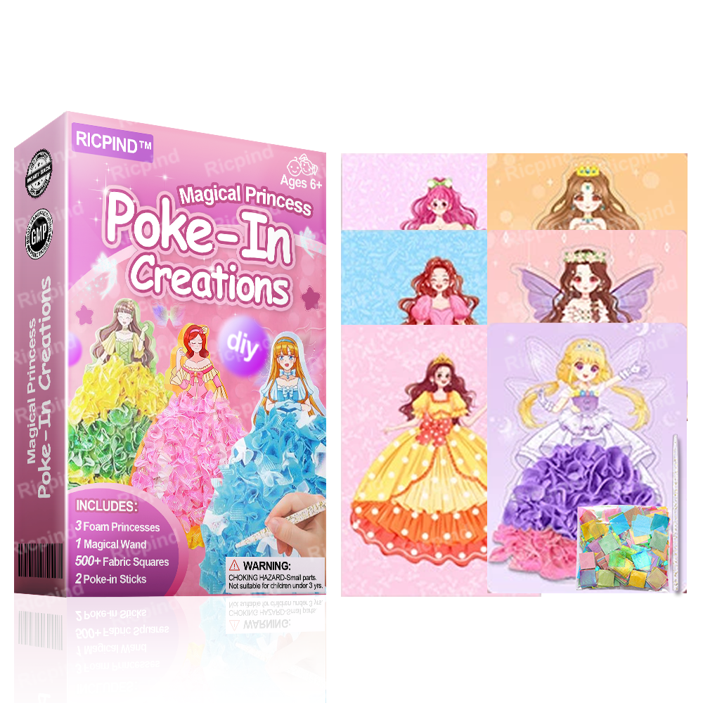 RICPIND™ Magical Princess Poke-In Creations