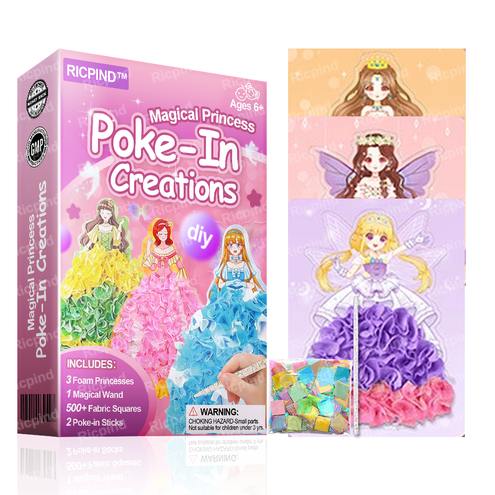 RICPIND™ Magical Princess Poke-In Creations