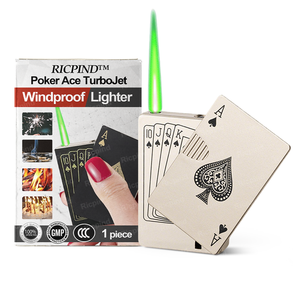 RICPIND™ Poker Ace TurboJet Windproof Lighter