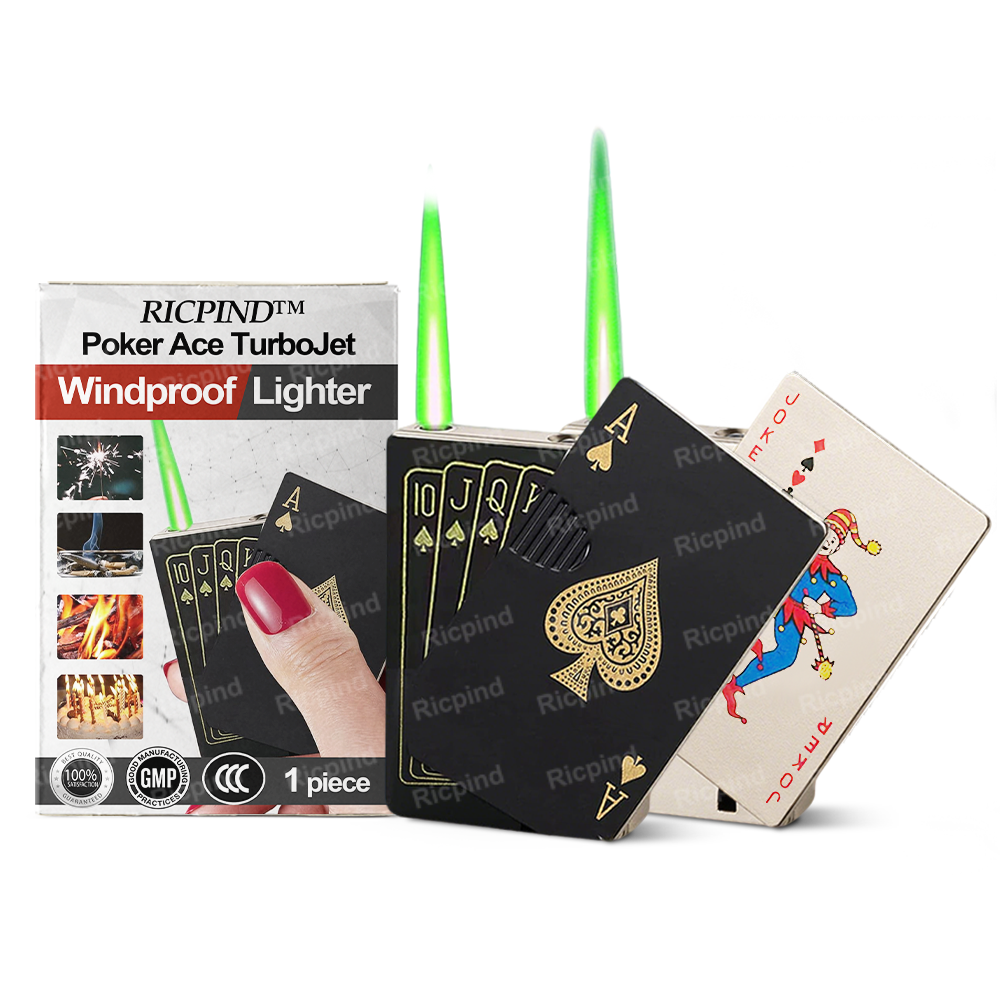 RICPIND™ Poker Ace TurboJet Windproof Lighter
