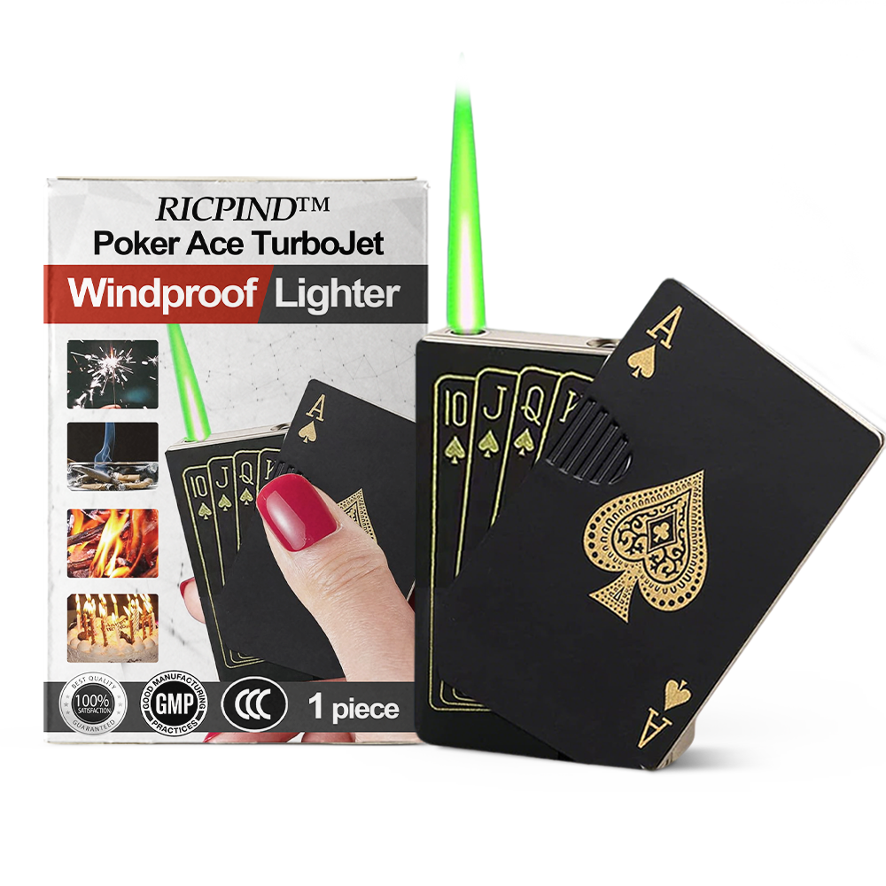 RICPIND™ Poker Ace TurboJet Windproof Lighter