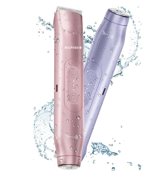 RICPIND® SilkyGlide DualHead Rechargeable Shaver