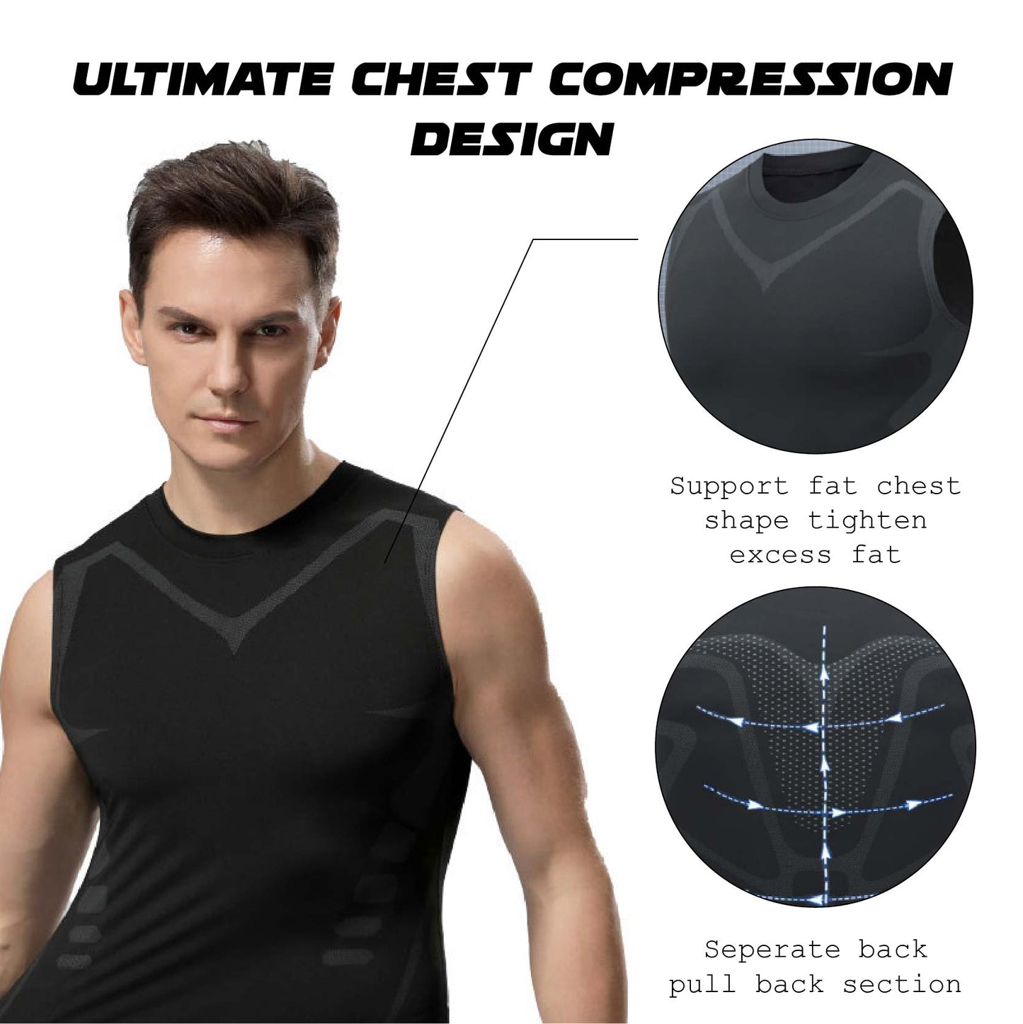 RICPIND™ IONIC Tourmaline PostureCorrector Vest