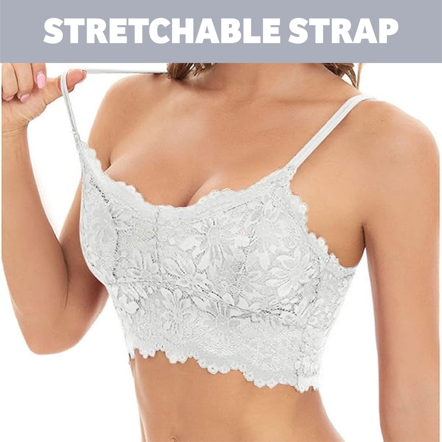 ScupltFitPro™ V-Neck Triangle Push-Up Bra Top