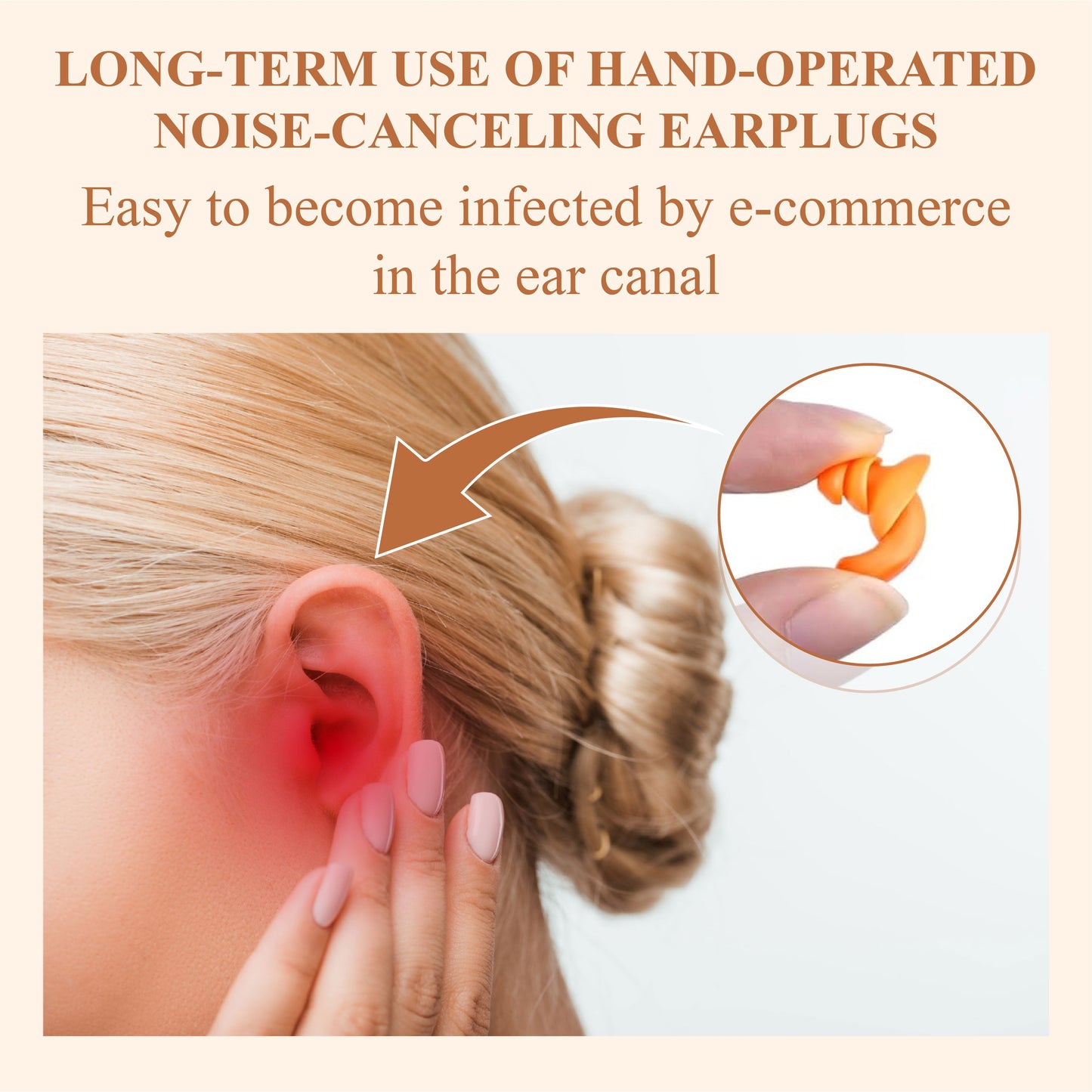 SonuFit™ Silent Fit Press type Ergonomic Earplugs