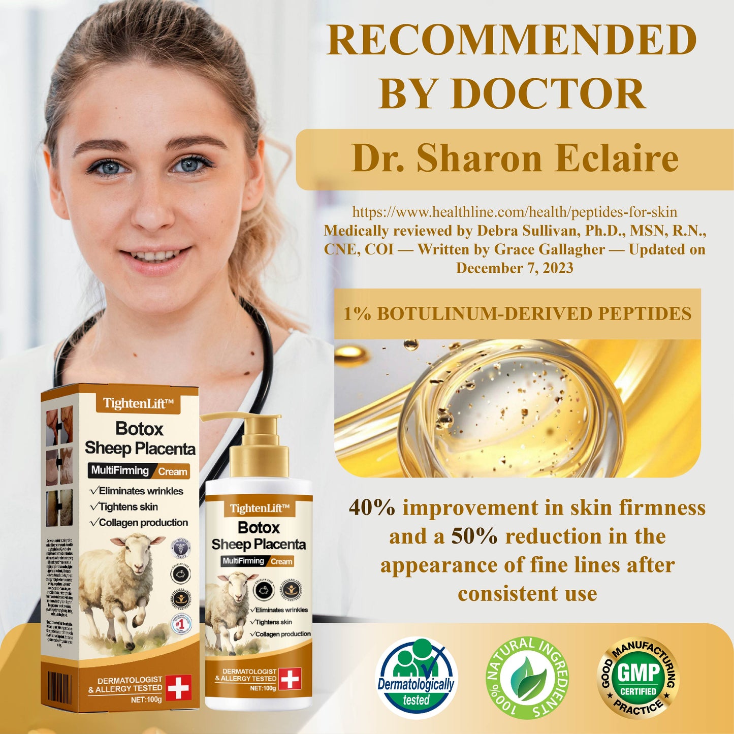 TightenLift™ Botox Sheep Placenta MultiFirming Cream