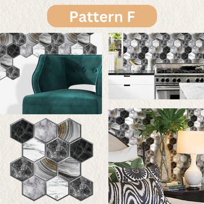 HomiEase™ 3D Waterproof Wall Tile Stickers