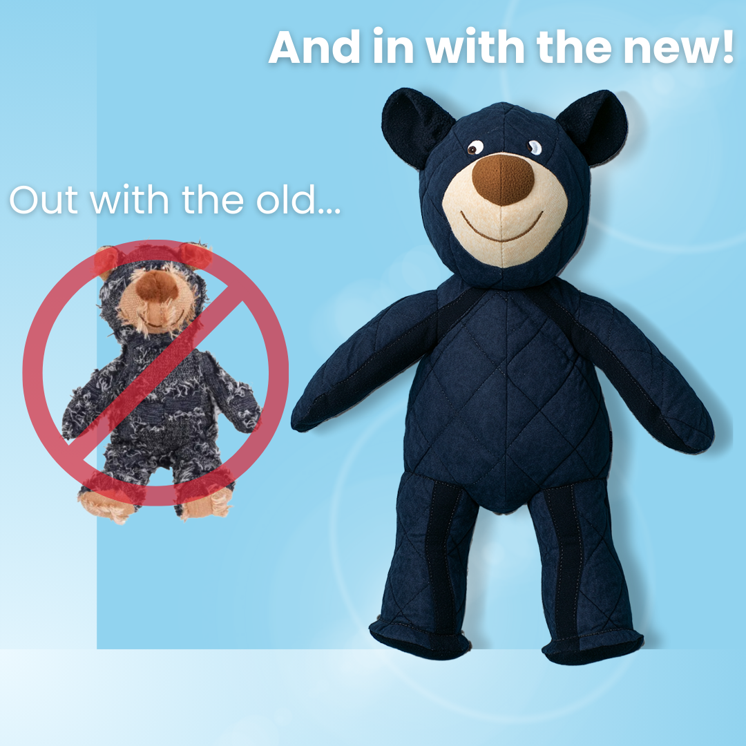FurryGroom™ Mighty Bear Tough Chewer Buddy