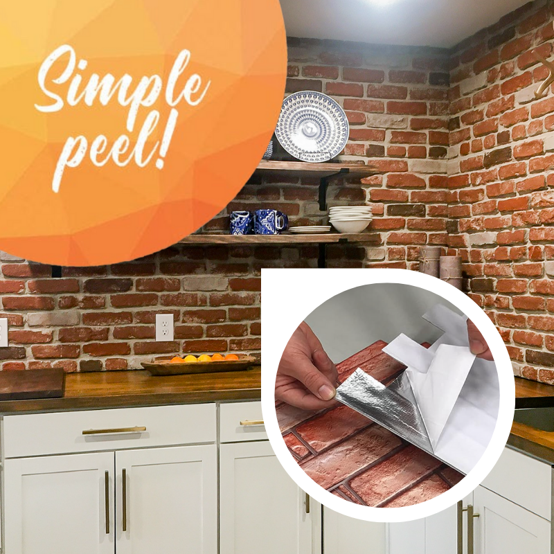 HomiEase™ 3D Waterproof Wall Tile Stickers