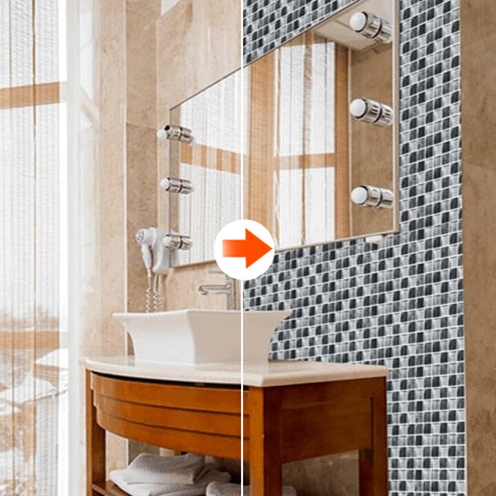 HomiEase™ 3D Waterproof Wall Tile Stickers