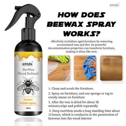 BeeWax Wood Refined Nature Polish Spray