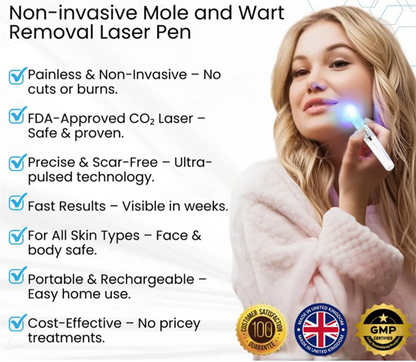 RICPIND® Non-Invasive Mole and Wart Removal Laser Pen