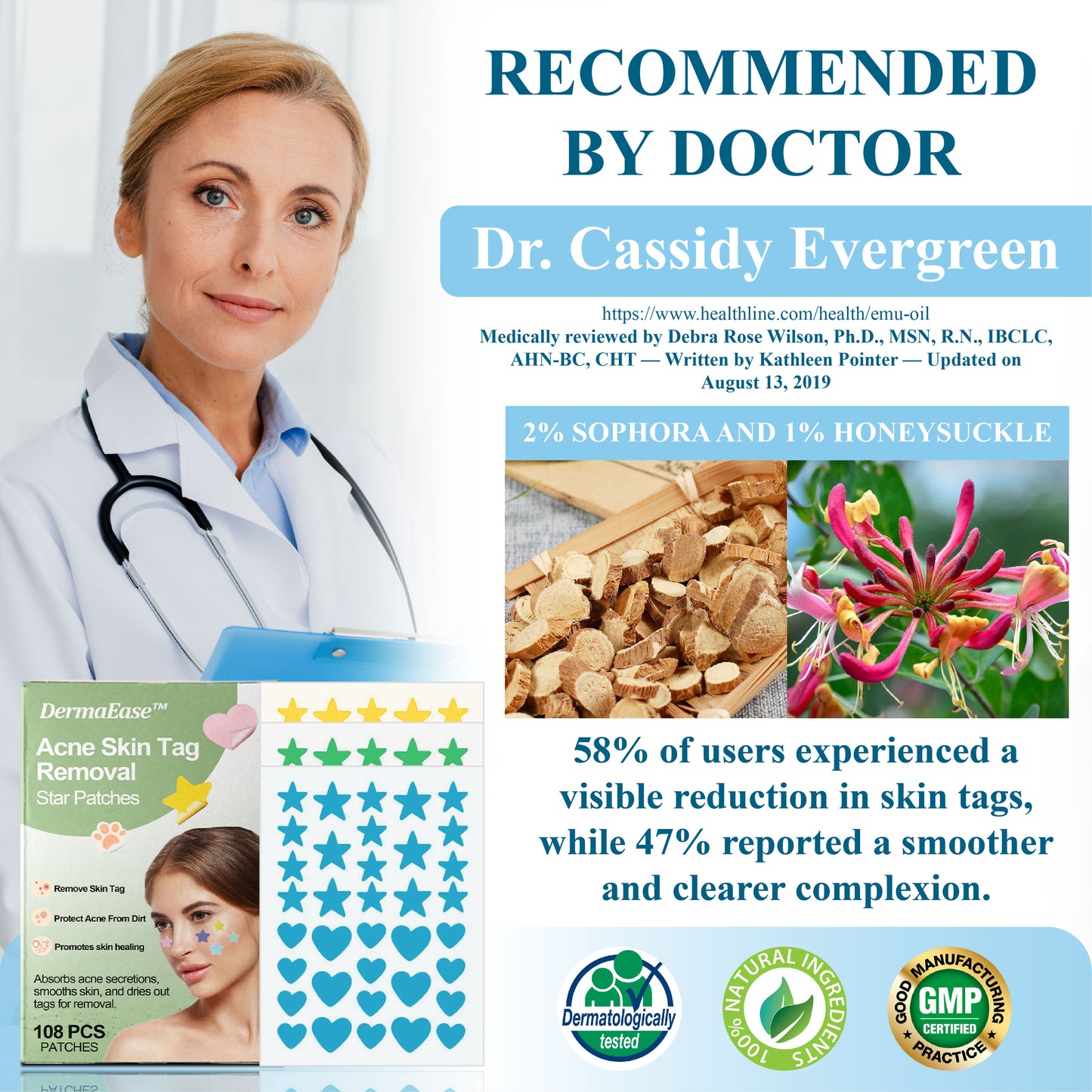 [Official Store] DermaEase™ Acne Skin Tag Removal Star Patches