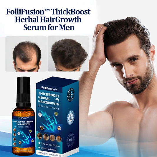 FolliFusion™ ThickBoost Herbal HairGrowth Serum for Men