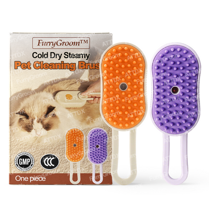 FurryGroom™ Cold Dry Steamy Pet Cleaning Brush