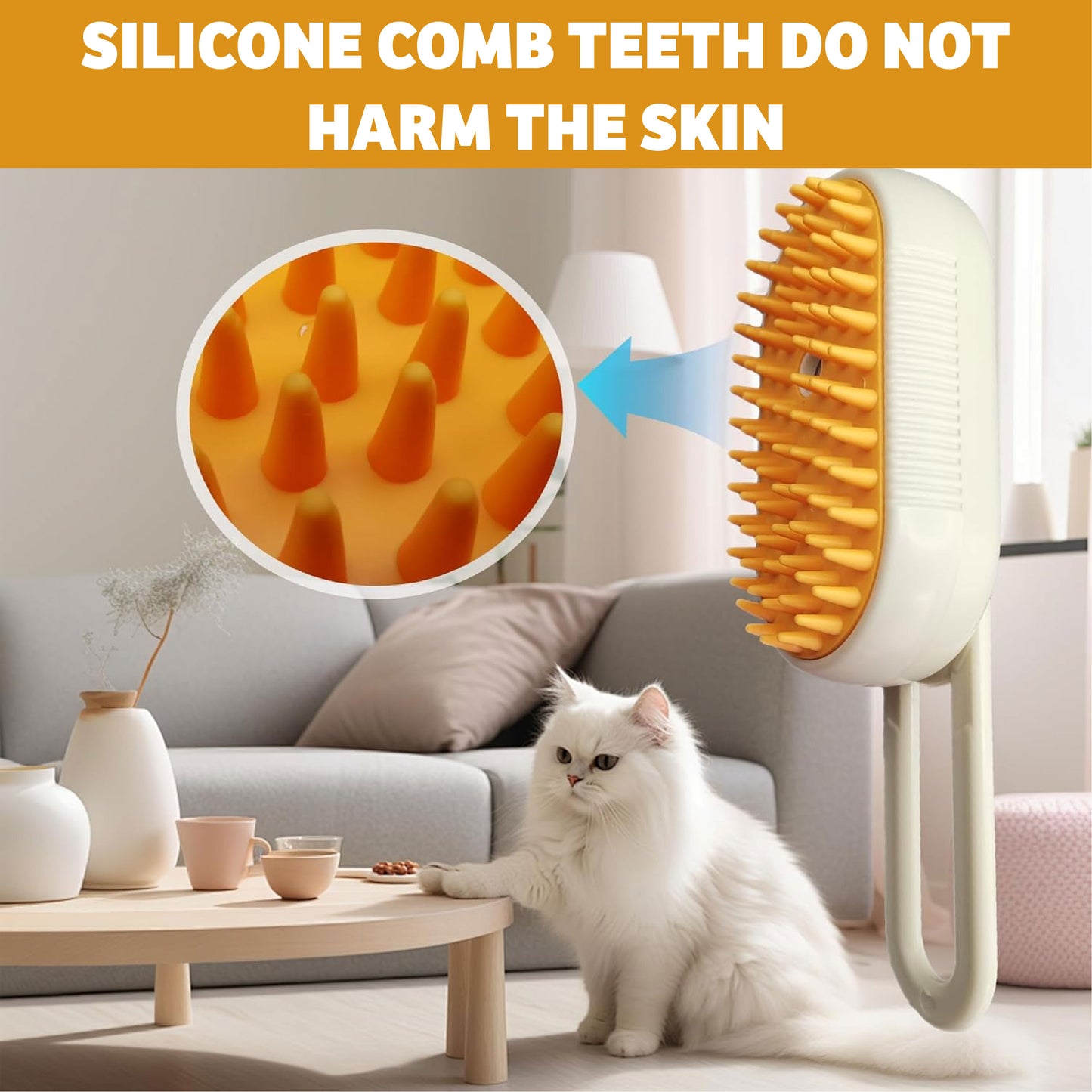 FurryGroom™ Cold Dry Steamy Pet Cleaning Brush