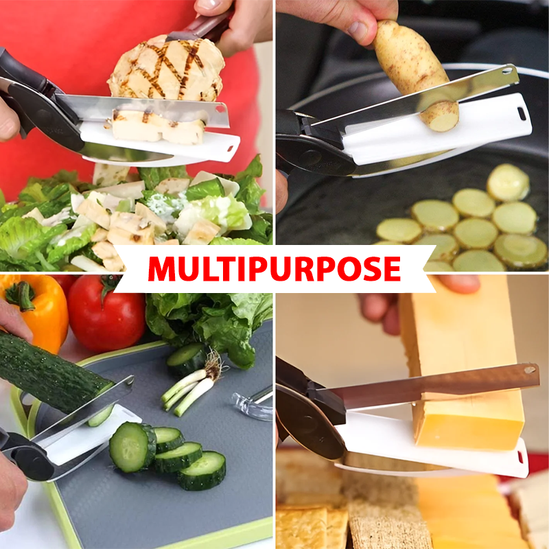 2025🔪 KitchenHarbor™ 2-in-1 Slice and Shear Kitchen Scissors