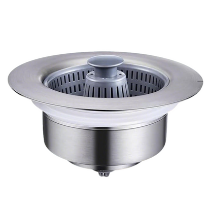 KitchenHarbor™ 3-in-1 Sink Drain Filter and Stopper Combo