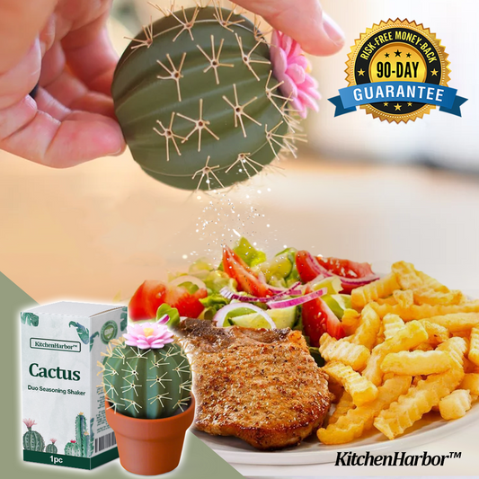 KitchenHarbor™ Cactus Duo Seasoning Shaker