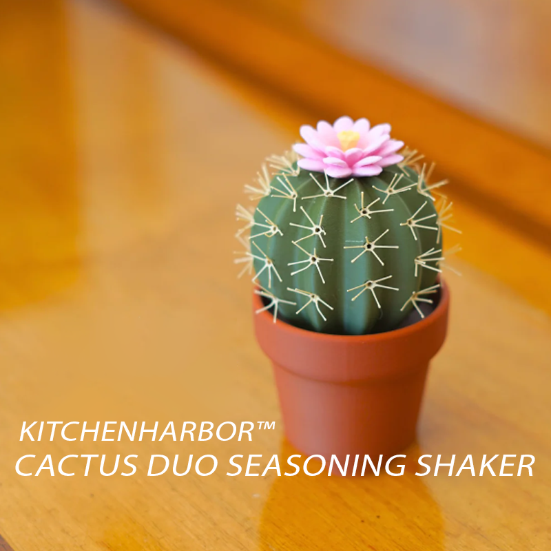 KitchenHarbor™ Cactus Duo Seasoning Shaker