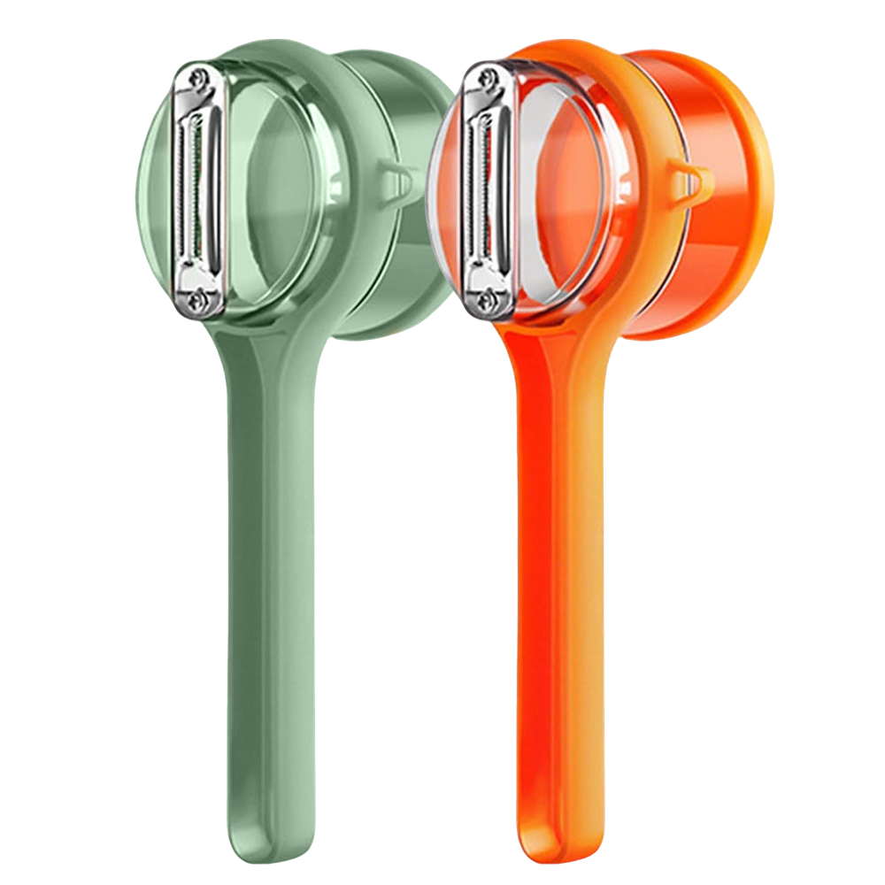 2025🥕 KitchenHarbor™ Tidy Peel Stainless Storage Peeler