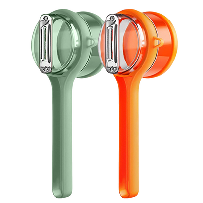 2025🥕 KitchenHarbor™ Tidy Peel Stainless Storage Peeler