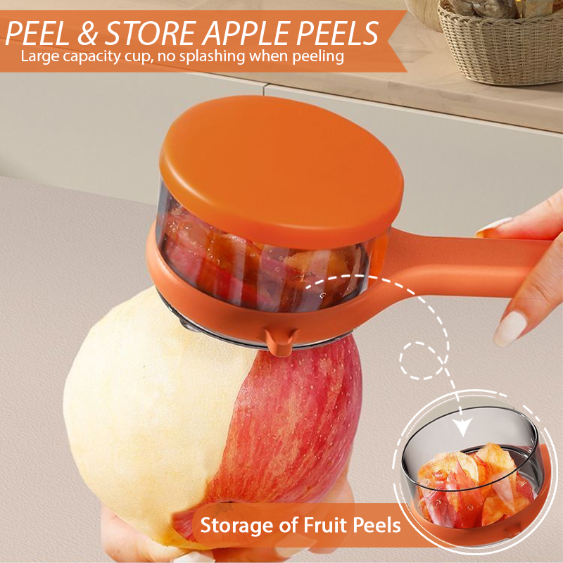 2025🥕 KitchenHarbor™ Tidy Peel Stainless Storage Peeler