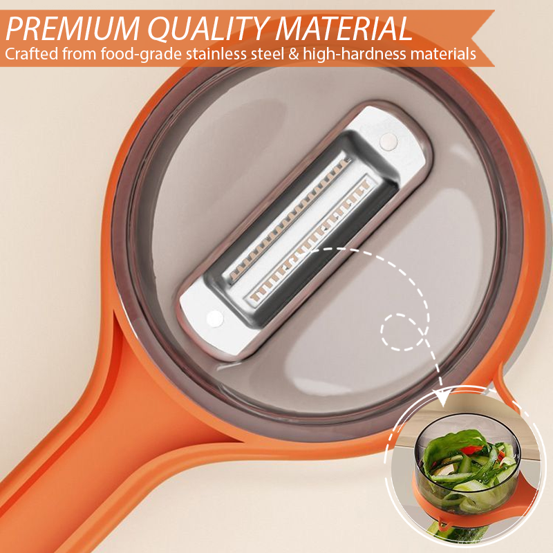 2025🥕 KitchenHarbor™ Tidy Peel Stainless Storage Peeler