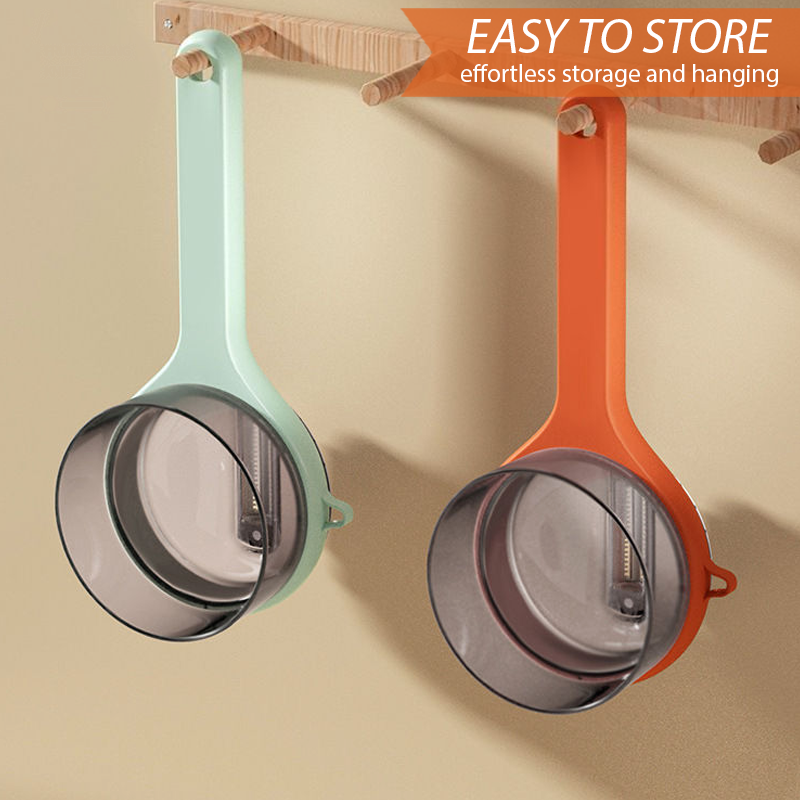 2025🥕 KitchenHarbor™ Tidy Peel Stainless Storage Peeler