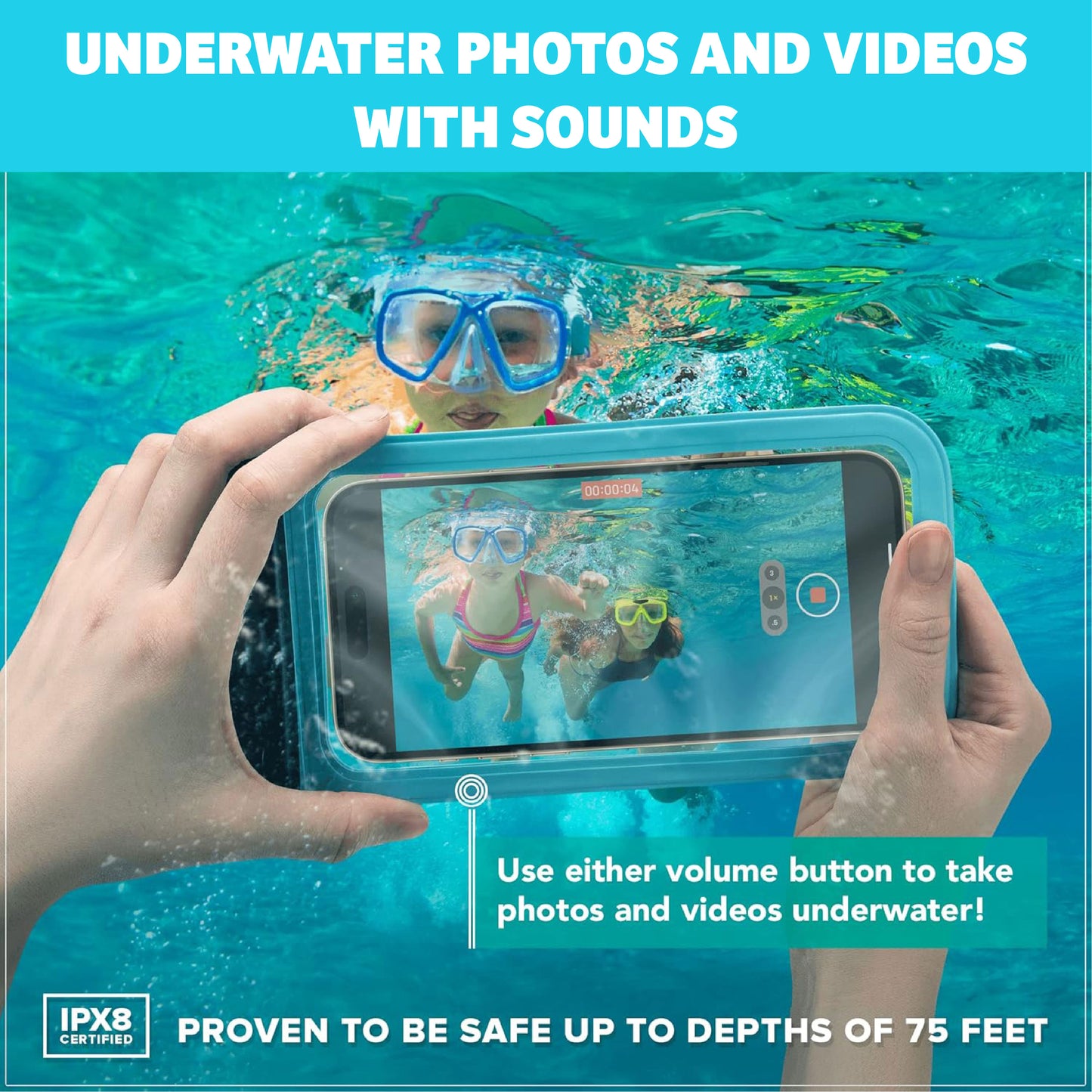 OutlandTech™ Floating Waterproof Phone Pouch