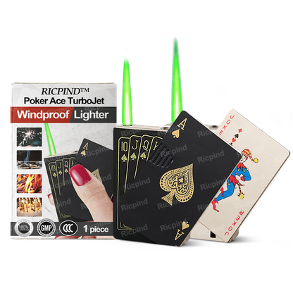 RICPIND™ Poker Ace TurboJet Windproof Lighter