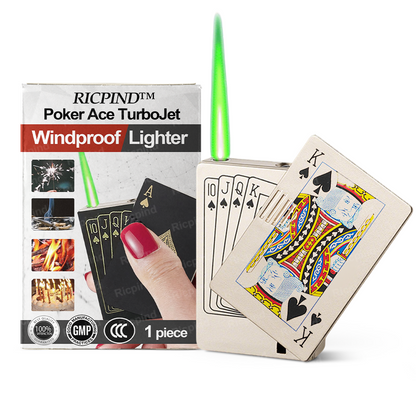 RICPIND™ Poker Ace TurboJet Windproof Lighter